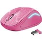 Myš Trust Yvi FX Wireless Mouse - pink - Myš