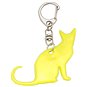 Kočka žlutá - Přívěsek na klíče