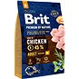 Granule pro psy Brit Premium by Nature Adult M 3 kg - Granule pro psy