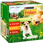 Kapsička pro psy Friskies Adult kapsičky s hovězím, kuřecím a jehněčím ve šťávě 24 × 100 g - Kapsička pro psy