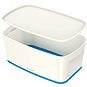 Úložný box  Leitz WOW MyBox, velikost S, bílá/modrá - Úložný box