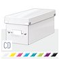 LEITZ WOW Click & Store CD 14.3 x 13.6 x 35.2 cm, bílá - Archivační krabice