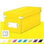 Archivační krabice LEITZ WOW Click & Store CD 14.3 x 13.6 x 35.2 cm, žlutá - Archivační krabice