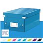 LEITZ WOW Click & Store DVD 20.6 x 14.7 x 35.2 cm, modrá - Archivační krabice