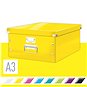 Archivační krabice LEITZ WOW Click & Store A3 36.9 x 20 x 48.2 cm, žlutá - Archivační krabice