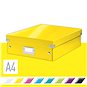 LEITZ WOW Click & Store A4 28.1 x 10 x 37 cm, žlutá - Archivační krabice