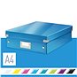 Archivační krabice LEITZ WOW Click & Store A4 28.1 x 10 x 37 cm, modrá - Archivační krabice