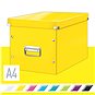 Archivační krabice LEITZ WOW Click & Store A4 32 x 31 x 36 cm, žlutá - Archivační krabice