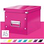 Archivační krabice LEITZ WOW Click & Store A5 26 x 24 x 26 cm, růžová - Archivační krabice