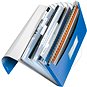 Desky na dokumenty LEITZ WOW A4 s přihrádkami modrá - Desky na dokumenty