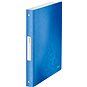 Desky na dokumenty LEITZ WOW A4 čtyřkroužkové modré - Desky na dokumenty