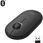 Myš Logitech Pebble M350 Wireless Mouse, grafitová - Myš