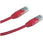 Datacom CAT5E UTP červený 5m - Síťový kabel