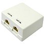 Datacom CAT5E UTP 2x RJ45 na omítku - Zásuvka
