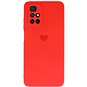 Kryt na mobil Vennus Valentýnské pouzdro Heart pro Xiaomi Redmi 10 - červené - Kryt na mobil
