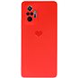 Kryt na mobil Vennus Valentýnské pouzdro Heart pro Xiaomi Redmi Note 10 Pro/ Redmi Note 10 Pro Max - červené - Kryt na mobil