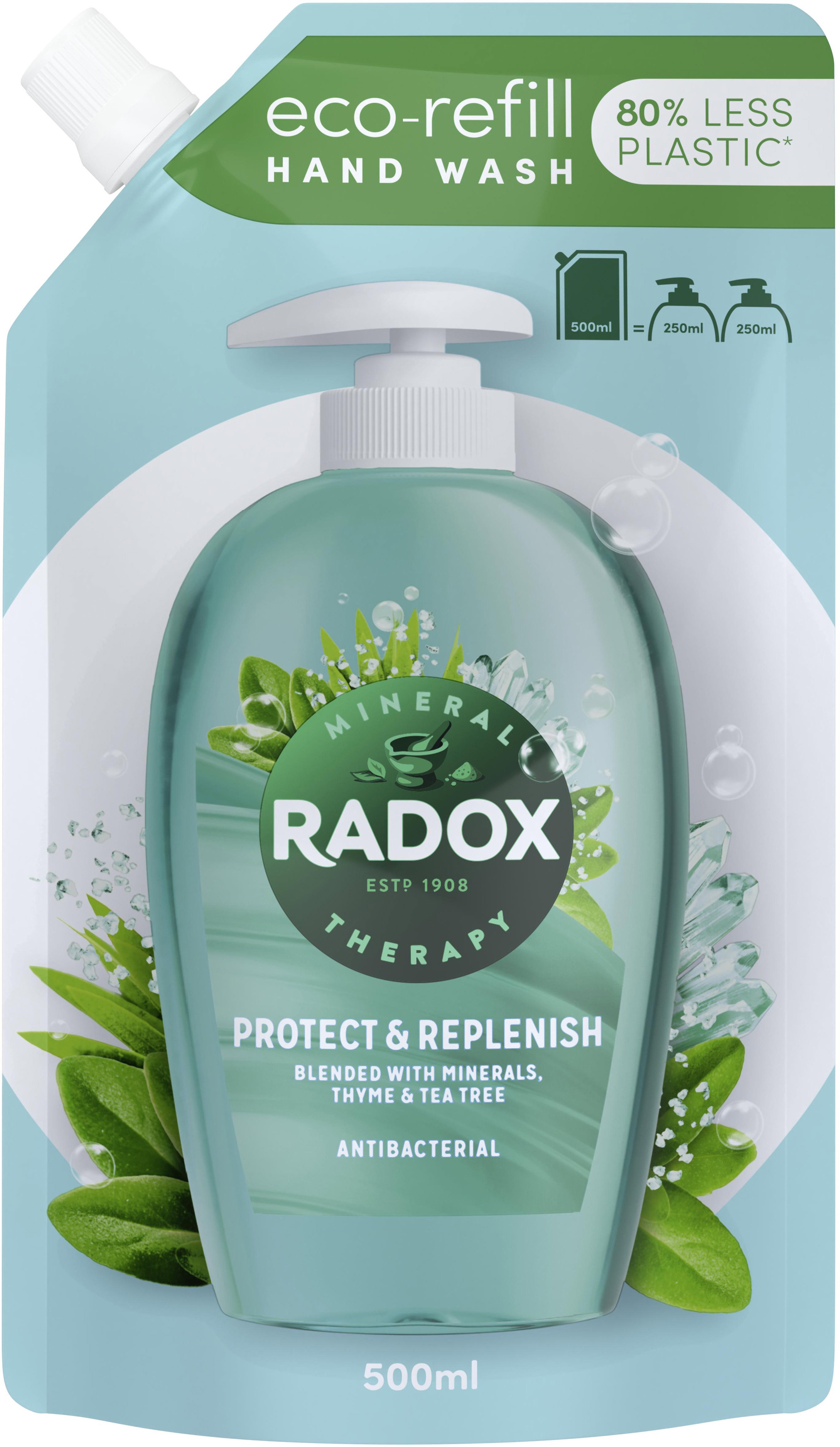 Tekuté mýdlo Radox Protect + Replenish tekuté mýdlo náhradní náplň 500ml - Tekuté mýdlo