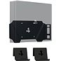4mount - Wall Mount for PlayStation 4 Pro Black + 2x Controller Mount - Držák na zeď