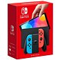Herní konzole Nintendo Switch (OLED model) Neon blue/Neon red - Herní konzole