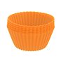 ORION Formička silikon košíček Muffiny 12 ks oranžová - Formička