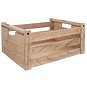 Úložný box ORION Bedýnka dřevo dekorace A NATURAL 31x21x14 cm - Úložný box