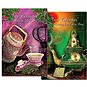 Pangea Tea Čajový adventní kalendář růžovo-zelený 24g - Dárková sada