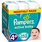 PAMPERS Active Baby vel. 4+ Maxi (152 ks) – měsíční balení - Jednorázové pleny
