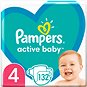 Jednorázové pleny PAMPERS Active Baby vel.  4 (132 ks) - měsíční balení - Jednorázové pleny