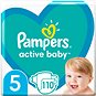 Jednorázové pleny PAMPERS Active Baby vel.  5 (110 ks) - měsíční balení - Jednorázové pleny