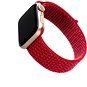 FIXED Nylon Strap pro Apple Watch 42/44/45/Ultra 49mm červený - Řemínek