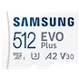 Paměťová karta Samsung MicroSDXC 512GB EVO Plus + SD adaptér - Paměťová karta