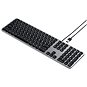 Satechi Aluminum Wired Keyboard for Mac - Space Gray - US - Klávesnice