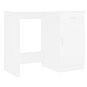 Stůl Psací stůl bílý 100 x 50 x 76 cm dřevotříska - Stůl