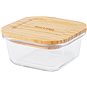 Siguro Dóza na potraviny Glass Seal Bamboo 0,3 l, 6 x 11,5 x 11,5 cm - Dóza