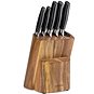 Siguro Sada nožů Sugoi 5 ks + dřevěný blok s brouskem - Sada nožů