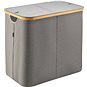 Koš na prádlo Siguro Koš na prádlo Cozy Home Double s víkem 85 l, 51 x 54 x 34 cm - Koš na prádlo