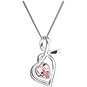 EVOLUTION GROUP 32071.3 Pink Decorated with Swarovski Crystals (Ag925/1000, 1,5g) - Necklace