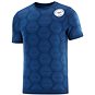 COMPRESSPORT Training Tshirt SS Badges - Mont Blanc 2020 Blue - Tričko