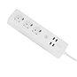 Tellur WiFi Smart Power Strip, 3x zásuvka, 4x USB 4A, 2200W, 10A, 1.8m, bílá - Chytrá zásuvka
