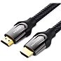 Vention Nylon Braided HDMI 2.0 Cable 1m Black Metal Type - Video kabel
