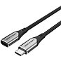 Datový kabel Vention Nylon Braided Type-C (USB-C) Extension Cable (4K / PD / 60W / 5Gbps / 3A) 1m Gray - Datový kabel