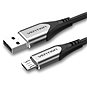 Datový kabel Vention Luxury USB 2.0 -> microUSB Cable 3A Gray 1m Aluminum Alloy Type - Datový kabel