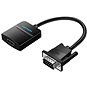 Vention VGA to HDMI Converter with Female Micro USB and Audio Port 0.15m Black - Redukce