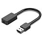 Vention 1-port USB External Sound Card 0.15M Black(OMTP-CTIA) - Externí zvuková karta