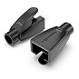Vention RJ45 Strain Relief Boots Black PVC Type 100 Pack - Krytka konektoru