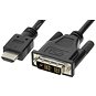 Video kabel ROLINE DVI - HDMI propojovací, stíněný, 2m - Video kabel