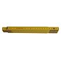 Metr skládací dřevěný PROFI, CE, žlutý, 1 m - Metr