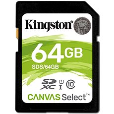Kingston SDXC 64GB Canvas Select - Paměťová karta