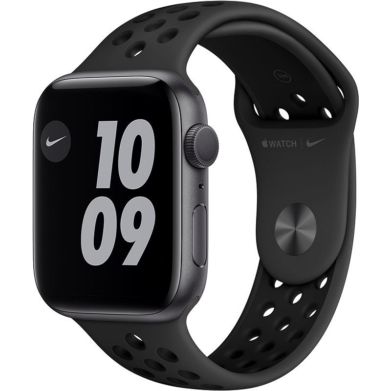 Apple Watch Nike Series 6 40mm Vesmírně šedý hliník s antracitovým/černým sportovním řemínkem Nike - Chytré hodinky
