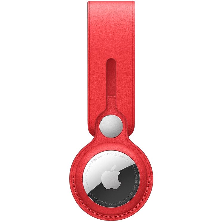 Apple AirTag kožené poutko (PRODUCT)RED - AirTag poutko
